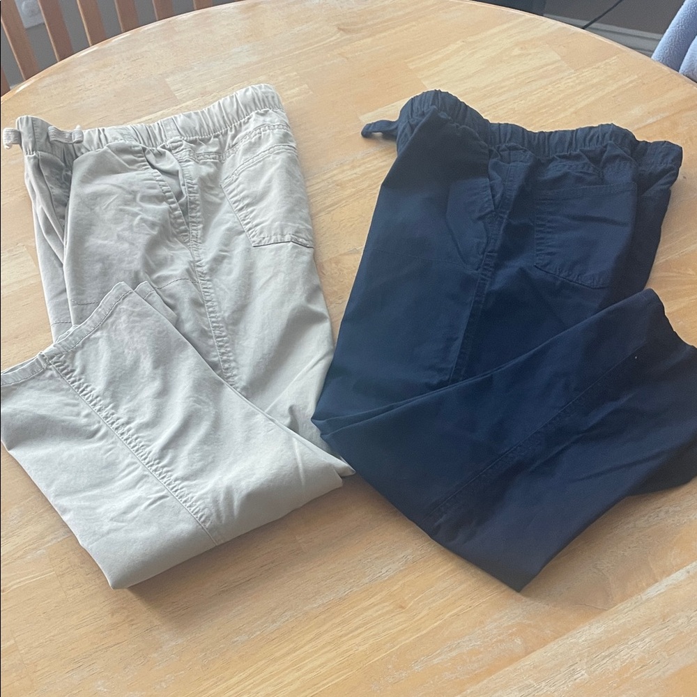 Boys Casual Pants - Navy and Tan